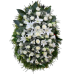 Венок из живых цветов ВЖ-51